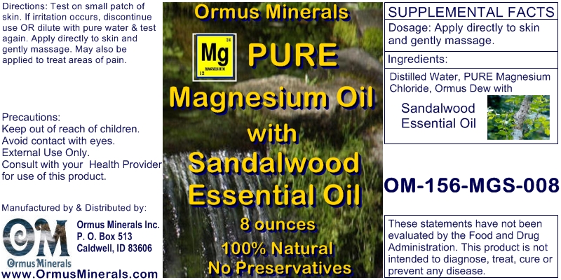 Magnesium Oil with Sandalwood